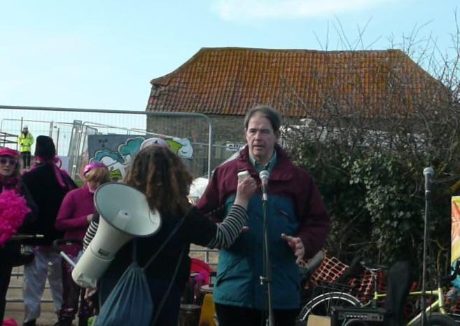 Jonathon Porritt at Hinkley Point