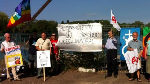 Aldermaston to Valduc - Nukes are Immoral