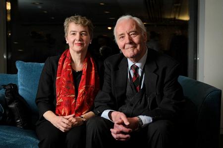 Tony Benn with Kate Hudson
