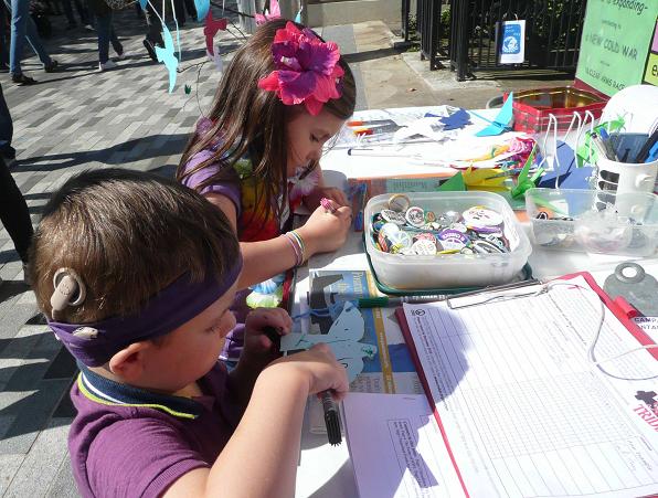 Children on Peace Day, Kingston