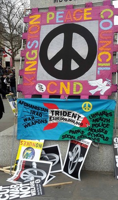 Kingston Peace Council banners