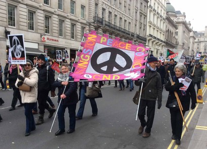 Kingston Peace Council marching