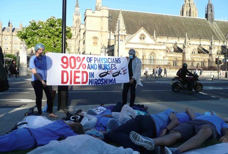 90% of physicians and nurses in Hiroshima died